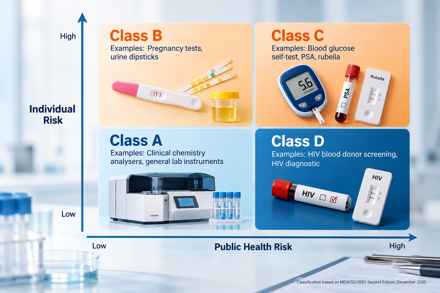 IVD 4-Class Risk Classification System Malaysia MDA